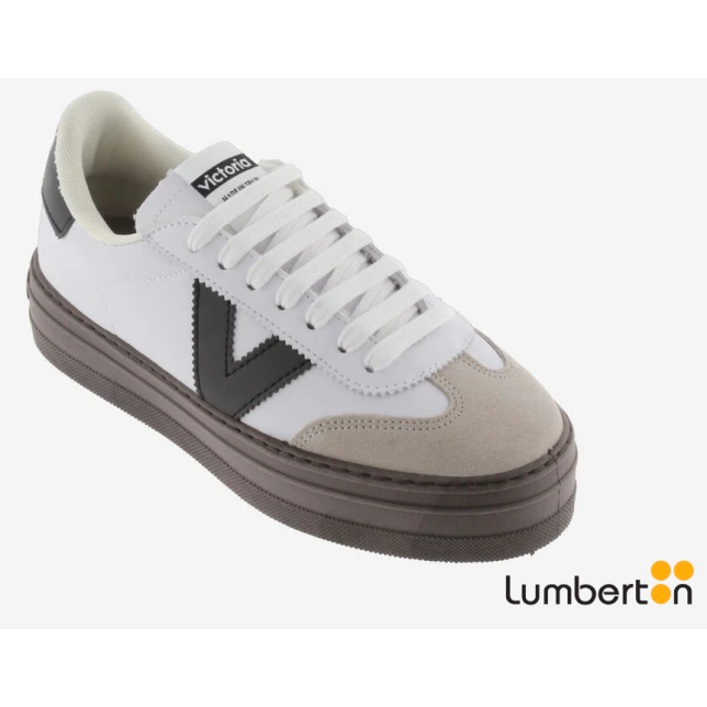 Zapato Blanco con detalalles Camel y...