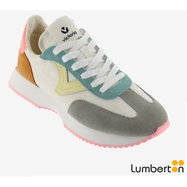 Zapato Multicolor con detalle en V...