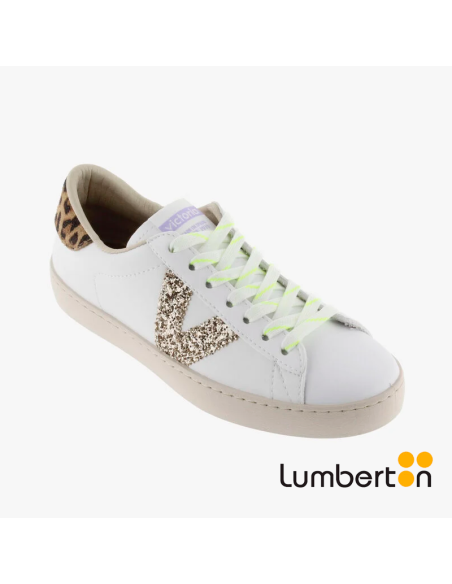 Zapato Blanco + V Plateada1126209 VICTORIA