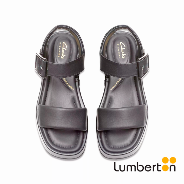 Sandalia plana+Hebilla Negra ALDA Sandalia plana+Hebilla Negra ALDA