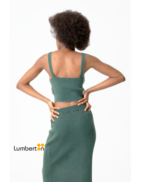 Top de punto "color verde desgastado" RAINETV