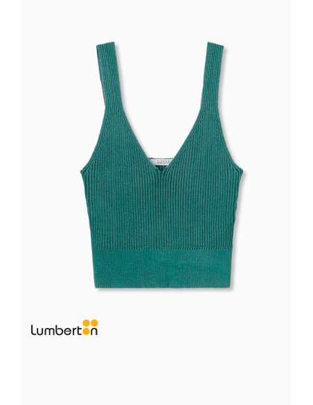 Top de punto "color verde desgastado" RAINETV