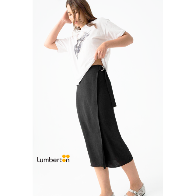 Falda midi apertura lateral GREENYN Falda midi apertura lateral GREENYN