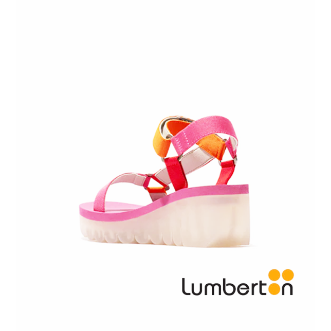 Sandalia de velcro rosa YEFAR Sandalia de velcro rosa YEFAR