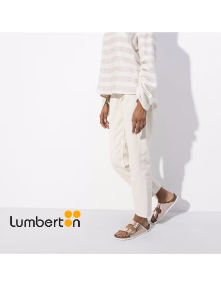 Zueco marrón + hebilla ARIZONA