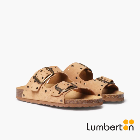 Sandalia Camel + detalle...