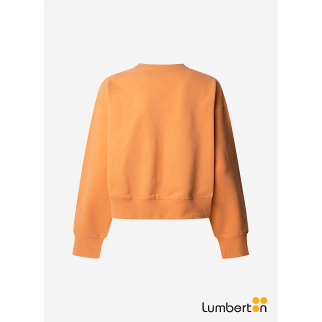 Sudadera naranja suave + logo letras... Sudadera naranja suave + logo letras...
