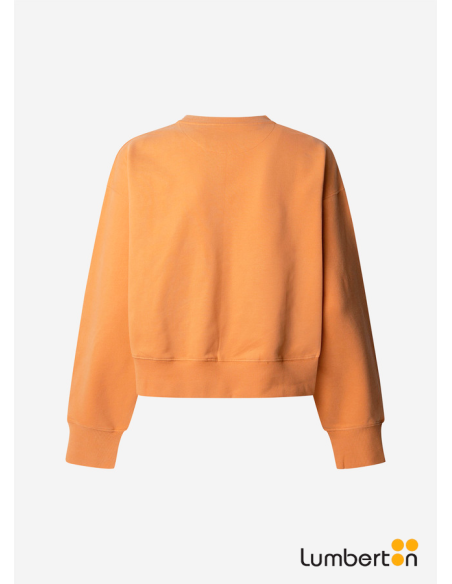 Sudadera naranja suave + logo letras grandesVENUS