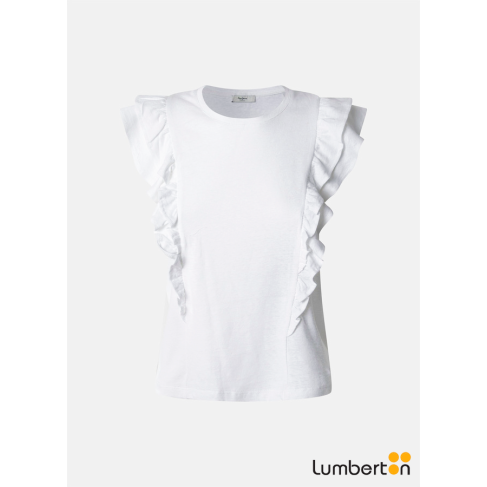 Camiseta blanca con...