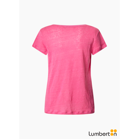 Camiseta básica fucsia de... 2