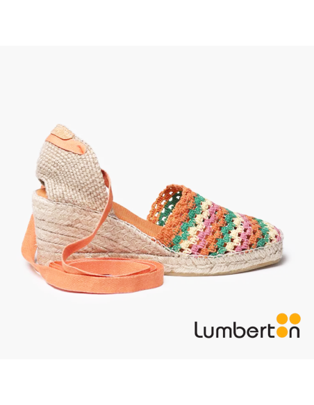 Sandalia de cuña multicolor GEORGI