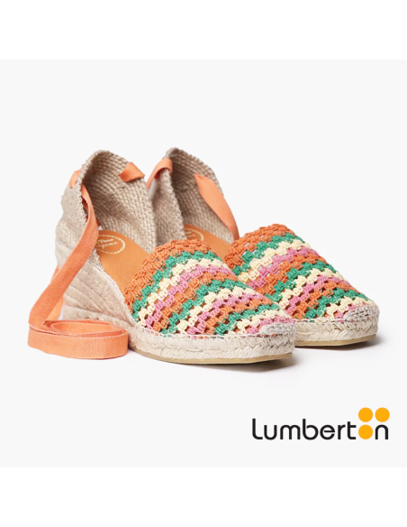 Sandalia de cuña multicolor GEORGI