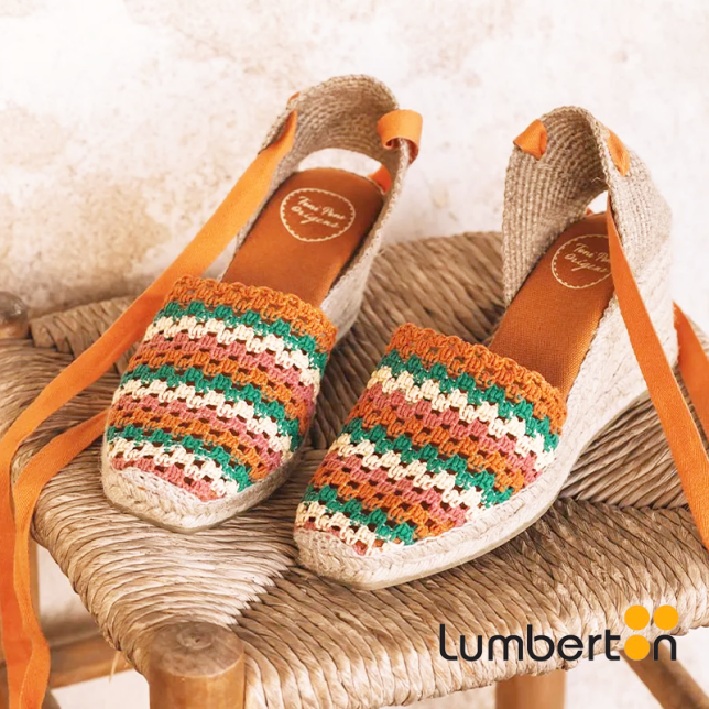 Sandalia de cuña multicolor GEORGI Sandalia de cuña multicolor GEORGI