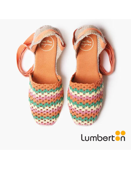 Sandalia de cuña multicolor GEORGI