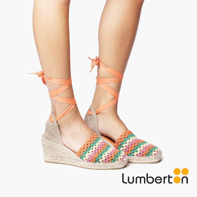 Sandalia de cuña multicolor GEORGI Sandalia de cuña multicolor GEORGI