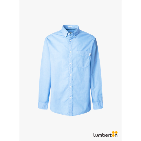 Camisa básica azul...