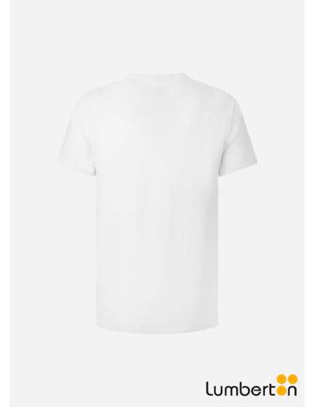 Camiseta básica blanca logo pequeño al ladoBASICBL