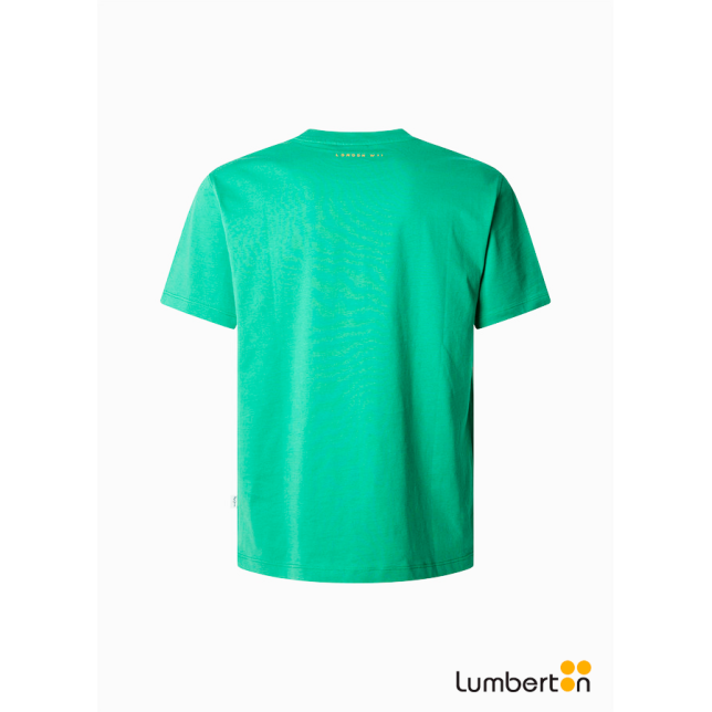 Camiseta verde esmeralda + logo...