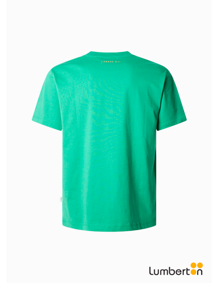 Camiseta verde esmeralda + logo blancoDUMASTEV