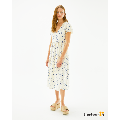 Vestido midi evasé...