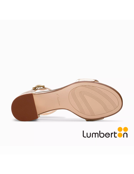 Tacones cuadrados plateados EZOIRAP
