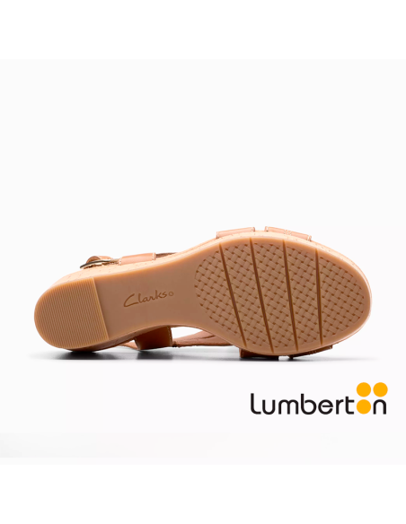 Zapato tiras marrones cruzadas SABINA