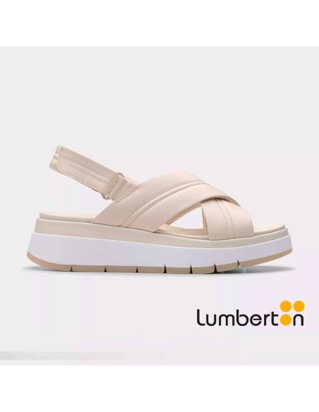 Sandalias blancas tiras cruzadas TUSCAN