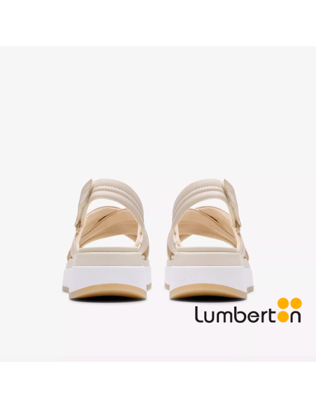 Sandalias blancas tiras cruzadas TUSCAN