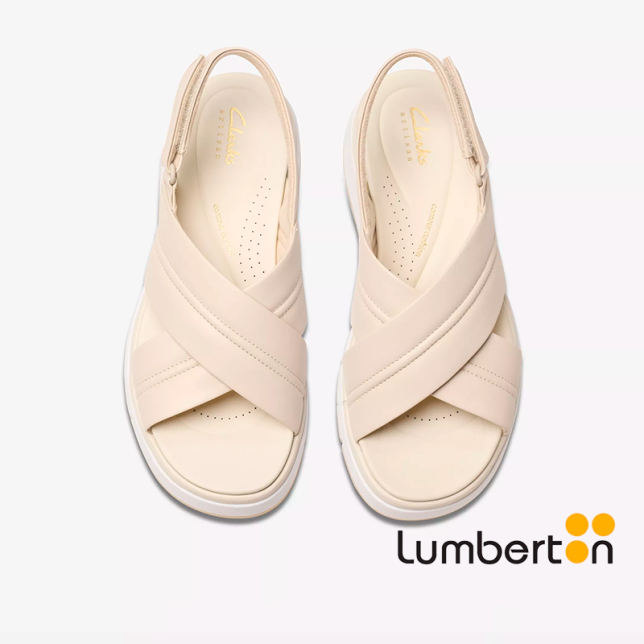 Sandalias blancas tiras cruzadas TUSCAN