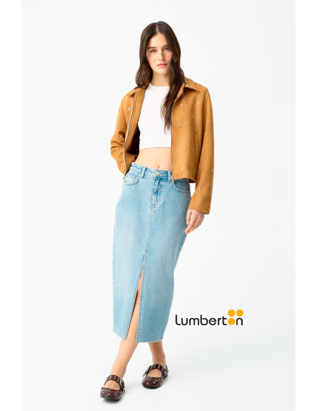 Falda tejana midi STEFA