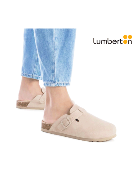 Zueco Plano Beige+Hebilla142871