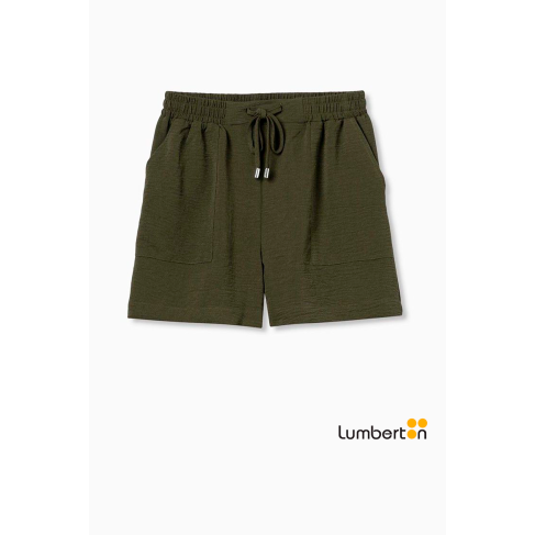 Shorts color verde kaki +... 2
