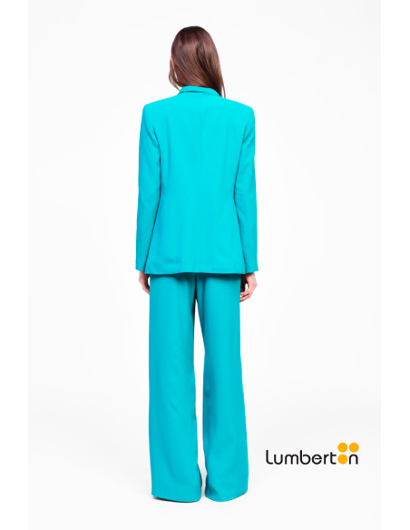 Pantalón azul petroleo ancho PANTALP