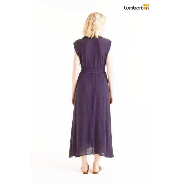 Vestido largo fluido negro11051