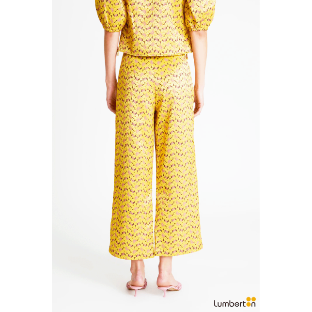 Pantalón largo estampado floral...