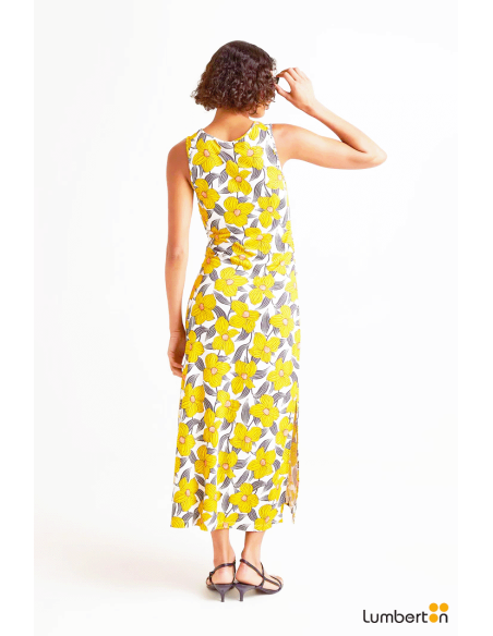 Vestido largo estampado floral Narciso41019