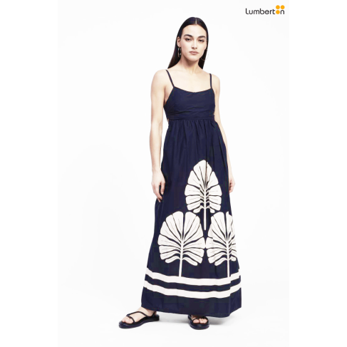 Vestido largo palmeras008AB