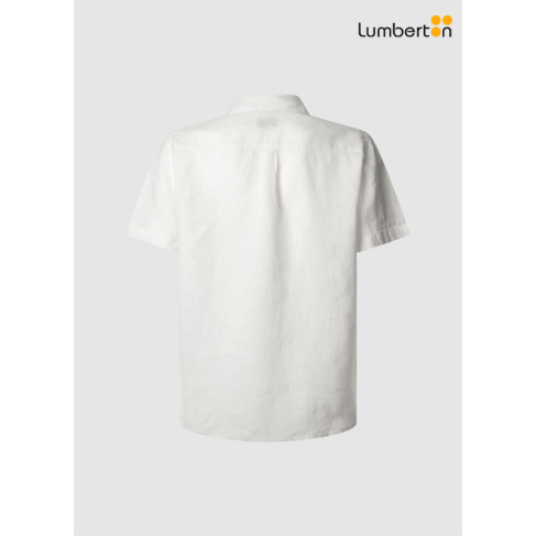 Camisa blanca de linoAMAROB 2