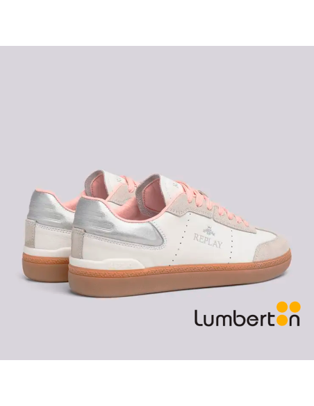 Zapato blanco + detalles grises PYPER