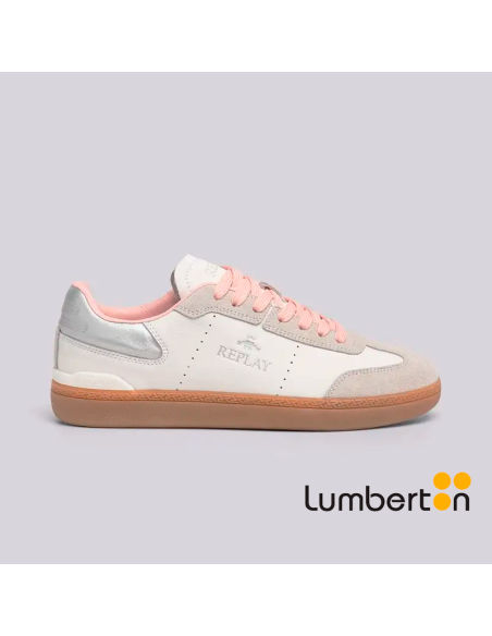 Zapato blanco + detalles grises PYPER