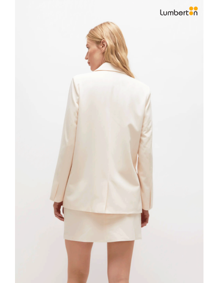 Blazer de traje blanco11216