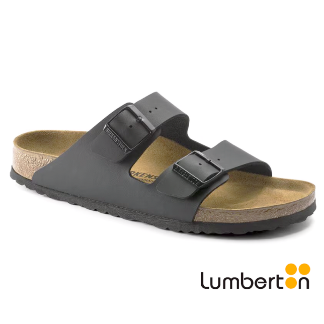 Sandalia negra con hebilla ARIZONAN