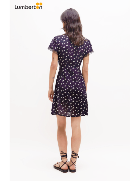 Vestido corto encaje floral41200