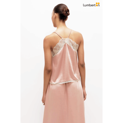 Top lencero satinado rosa11246 2