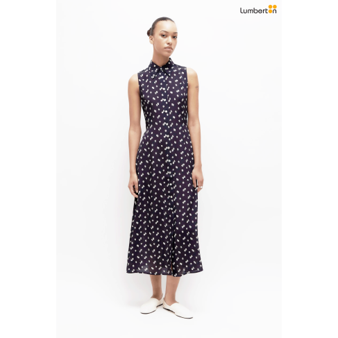 Vestido midi camisero...