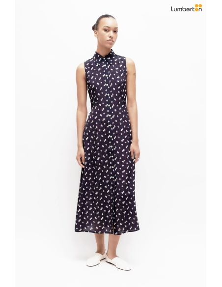 Vestido midi camisero floral41203