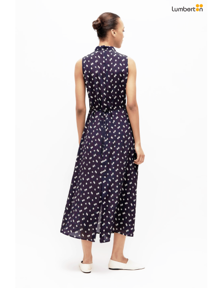 Vestido midi camisero floral41203