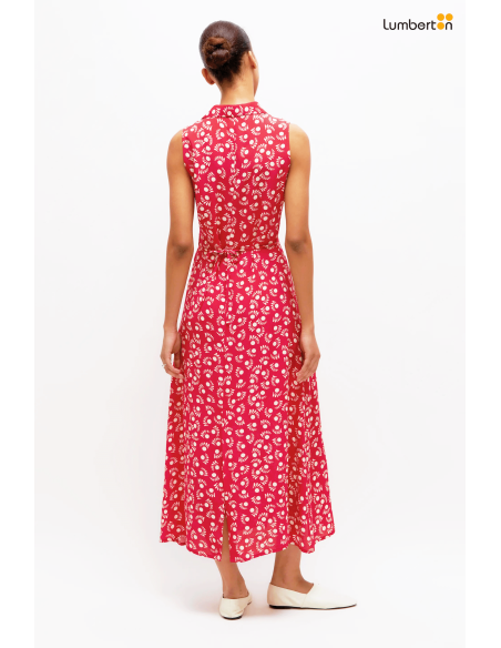 Vestido largo estampado Mars Red41232