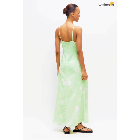 Vestido largo floral Matcha... 2