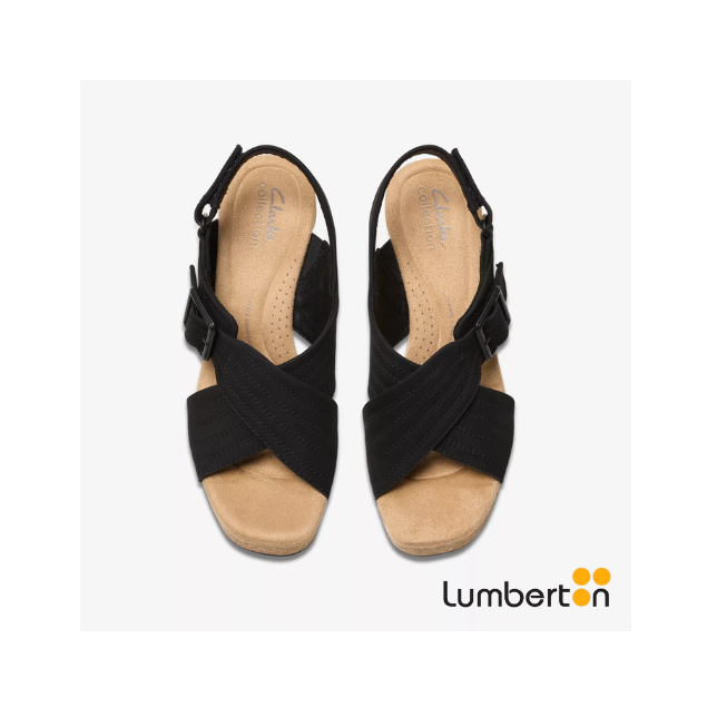 Sandalia Negra + Detalle Tiras en...